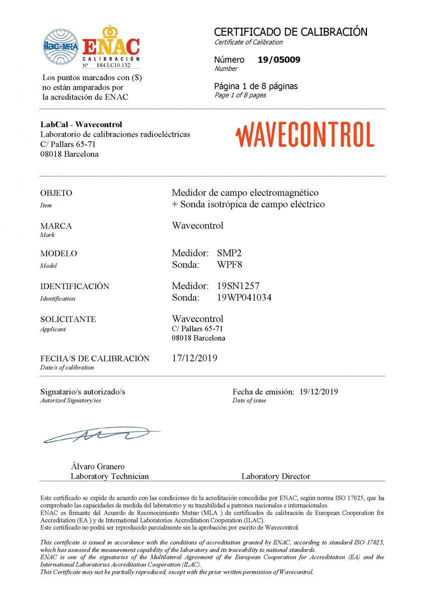 1905009 17 12 2019 Wavecontrol 19WP041034 PV190508 1